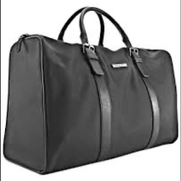 Michael Kors Black Duffle Travel Weekender Bag - Picture 1 of 5